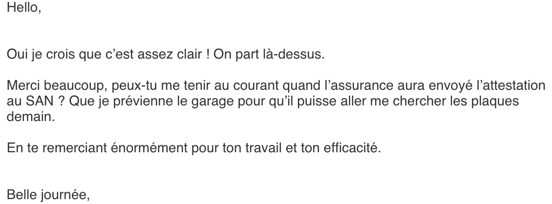 Efficacité de Clovis<br />
